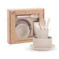 Hot Sale Biodegradable Wheat Stalk Tableware Set